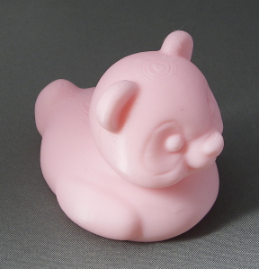 3D Prints - Panda Badeend 1 - Kersenrozen (Sakura Pink)