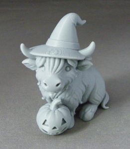 3D Prints - Helloween Koe 1 (Meerdere Kleuren Mogelijk)