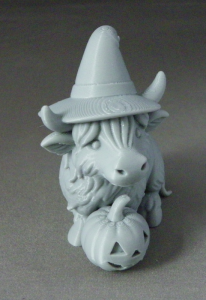 3D Prints - Helloween Koe 1 (Meerdere Kleuren Mogelijk)