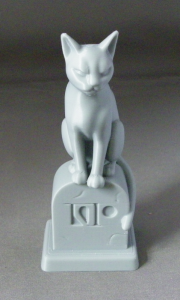 3D Prints - Kat op Grafsteen 1 (Meerdere Kleuren Mogelijk)