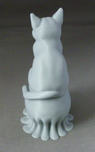 3D Prints - Kat op Schedel 1 (Meerdere Kleuren Mogelijk)
