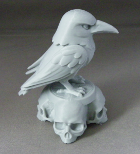 3D Prints - Raaf op Schedels 1 (Meerdere Kleuren Mogelijk)