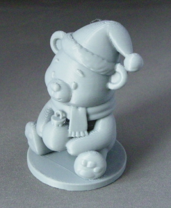 3D Prints - Beer met Kerstbal 1 (Meerdere Kleuren Mogelijk)