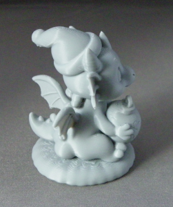 3D Prints - Draak met Kerstbal 1 (Meerdere Kleuren Mogelijk)