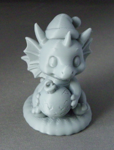 3D Prints - Draak met Kerstbal 1 (Meerdere Kleuren Mogelijk)