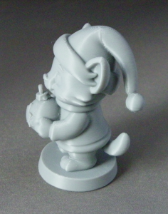 3D Prints - Kat met Kerstbal 1 (Meerdere Kleuren Mogelijk)