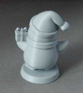 3D Prints - Pinguïn met Kado 1 (Meerdere Kleuren Mogelijk)
