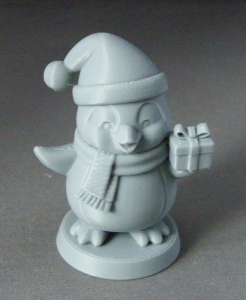 3D Prints - Pinguïn met Kado 1 (Meerdere Kleuren Mogelijk)