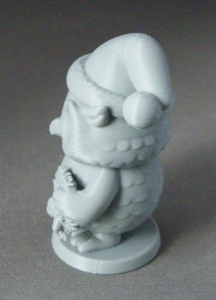 3D Prints - Uil met Kerstkrans 1 (Meerdere Kleuren Mogelijk)