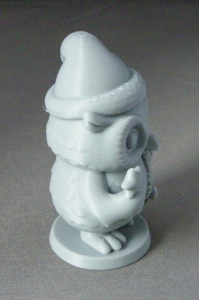 3D Prints - Uil met Kerstkrans 1 (Meerdere Kleuren Mogelijk)