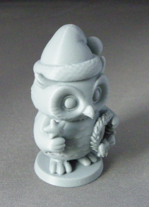 3D Prints - Uil met Kerstkrans 1 (Meerdere Kleuren Mogelijk)
