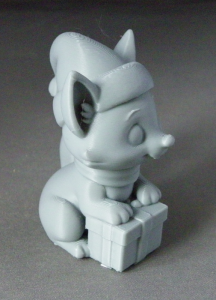 3D Prints - Vos met Kado 1 (Meerdere Kleuren Mogelijk)
