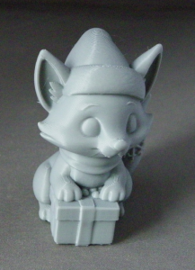 3D Prints - Vos met Kado 1 (Meerdere Kleuren Mogelijk)