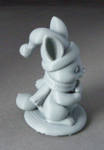 3D Prints - Winter Konijn met Ster 1 (Meerdere Kleuren Mogelijk)