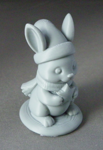 3D Prints - Winter Konijn met Ster 1 (Meerdere Kleuren Mogelijk)