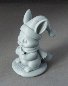 3D Prints - Winter Konijn met Ster 1 (Meerdere Kleuren Mogelijk)