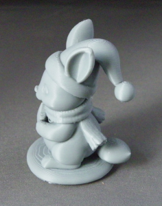 3D Prints - Winter Konijn met Ster 1 (Meerdere Kleuren Mogelijk)
