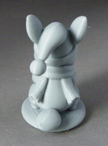 3D Prints - Winter Konijn met Ster 1 (Meerdere Kleuren Mogelijk)