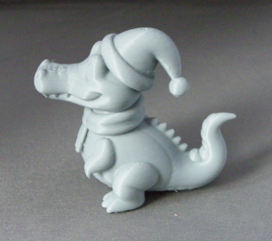 3D Prints - Winter Krokodil 1 (Meerdere Kleuren Mogelijk)