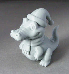 3D Prints - Winter Krokodil 1 (Meerdere Kleuren Mogelijk)