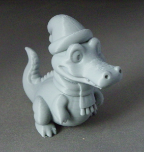3D Prints - Winter Krokodil 1 (Meerdere Kleuren Mogelijk)