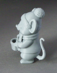 3D Prints - Winter Muis 1 (Meerdere Kleuren Mogelijk)
