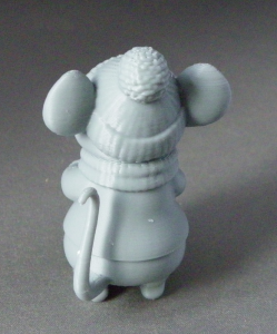 3D Prints - Winter Muis 1 (Meerdere Kleuren Mogelijk)