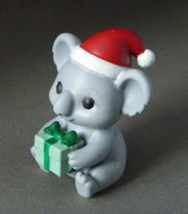 3D Prints - Koala met Kado 1 - Geschilderd