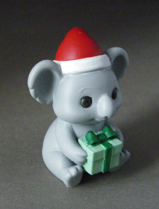 3D Prints - Koala met Kado 1 - Geschilderd
