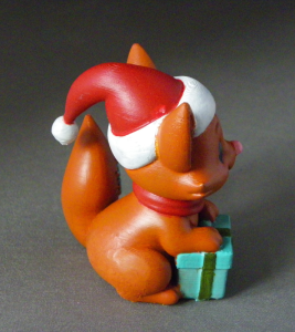 3D Prints - Vos met Kado 1 - Geschilderd