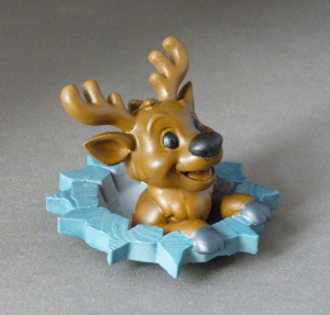 3D Prints - Winter Rendier 1 - Geschilderd