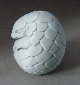 3D Prints - Gordeldier in Ei (Meerdere Kleuren Mogelijk)