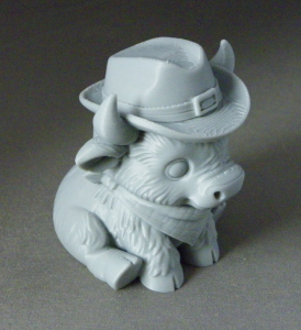 3D Prints - Koe met Cowboyhoed 1 (Meerdere Kleuren Mogelijk)