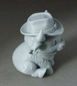 3D Prints - Koe met Cowboyhoed 1 (Meerdere Kleuren Mogelijk)