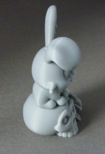 3D Prints - Konijn op Schedel 1 (Meerdere Kleuren Mogelijk)