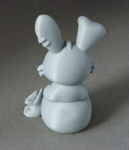 3D Prints - Konijn op Schedel 1 (Meerdere Kleuren Mogelijk)