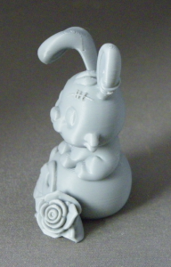 3D Prints - Konijn op Schedel 1 (Meerdere Kleuren Mogelijk)