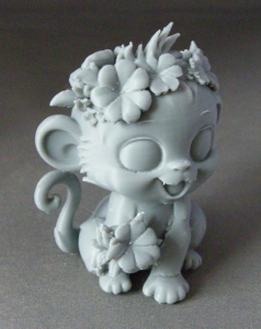 3D Prints - Aap met Bloemen 1 (Meerdere Kleuren Mogelijk)