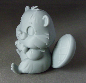 3D Prints - Bever met Hart 1 (Meerdere Kleuren Mogelijk)