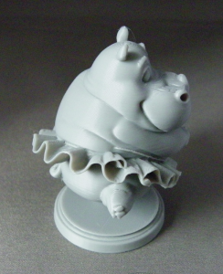 3D Prints - Nijlpaard Ballerina 1 (Meerdere Kleuren Mogelijk)