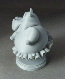 3D Prints - Nijlpaard Ballerina 1 (Meerdere Kleuren Mogelijk)