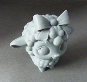 3D Prints - Schaap met Strik 1 (Meerdere Kleuren Mogelijk)