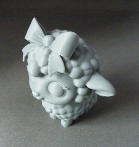 3D Prints - Schaap met Strik 1 (Meerdere Kleuren Mogelijk)