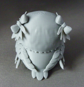 3D Prints - Uil met Hart 1 (Meerdere Kleuren Mogelijk)