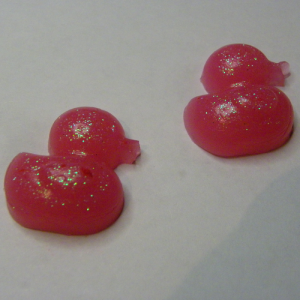 Handgemaakte Squishies met Geur - Eenden Squishies - Aardbei (2 Stuks)