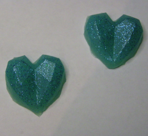Handgemaakte Squishies met Geur - Harten Squishies - Groene Appel